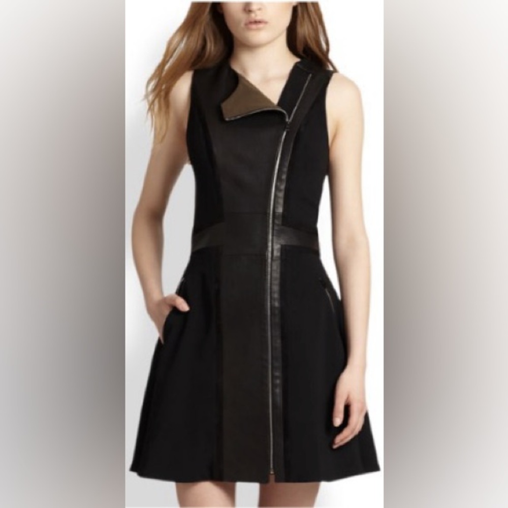 Rag & Bone Leather Rae Dress